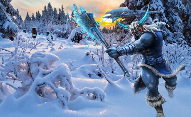 第一局我们奥莉安娜的发育没有很好 打不出来很高的伤害